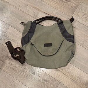 Stylish Olive Green Men's Bag